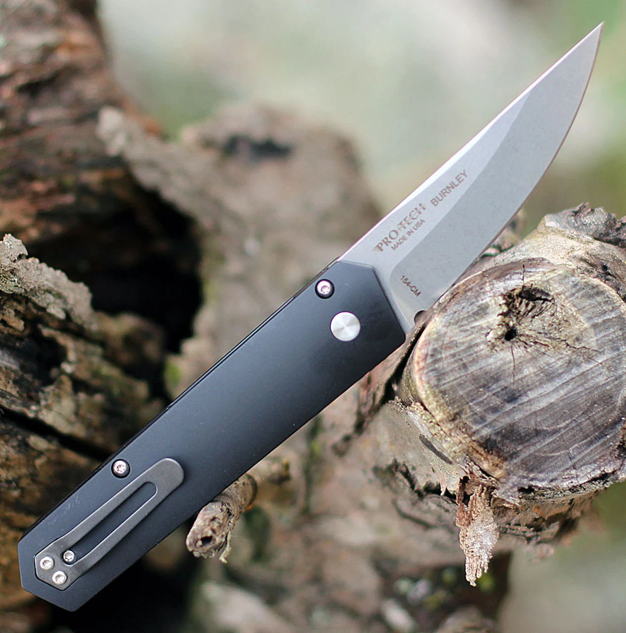 Boker Plus USA Kwaiken Compact Automatic Blk Alum (3.3" 154CM SW) 01BO254 2 Boker Plus USA Kwaiken Compact Automatic Blk Alum (3.3" 154CM SW) 01BO254 - Image 2