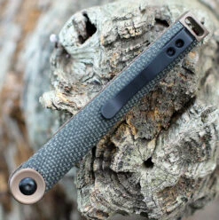 Boker Plus Kaizen Flipper - Green Canvas Micarta (3" D2 Blk) 01BO391 -OTF Knives Shop 01BO391.2 39618.1652798554