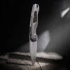Boker Plus Aluma Flipper - Gray Alum / Wood (3.4" D2 SW) 01BO463