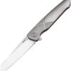 Boker Plus 01BO261 Gent-X, 2.9" 440C Plain Blade, Titanium Handle