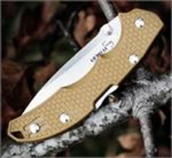 Boker Plus USA 01BO373 Patriot Coyote, 3.3" 154CM Plain Blade, Beige FRN Handles -OTF Knives Shop 01bo373.5 88243.1566585870