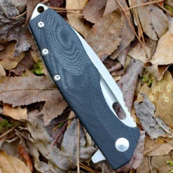 Boker Plus 01BO756 Mini Caracal, 3.1" D2 Plain Blade, Black G-10 Handle -OTF Knives Shop 01bo756 1 28719.1566586193