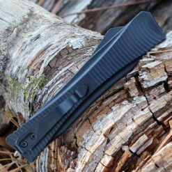 Boker Plus Falcon 2.0 OTF Automatic Blk Alum (3.4" D2 Satin Recurve) 06EX245 -OTF Knives Shop 06EX245.3 61384.1645549452