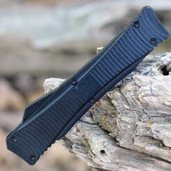 Boker Plus Dagger 2.0 OTF Automatic Blk Alum (3.4" D2 Blk Dagger) 06EX244 -OTF Knives Shop BOK06EX244.3 76490.1649704586