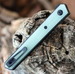 Boker Plus Kwaiken Air MINI - Jade G-10 (3" Blk VG-10) 01BO331 -OTF Knives Shop BOP01BO331.2 43709.1646405275