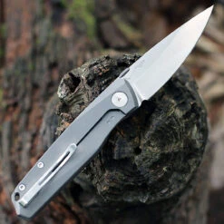 Boker Plus Connector Framelock Gray Ti (3" S35VN Satin) 01BO353 -OTF Knives Shop BOP01BO353 60933.1651600306