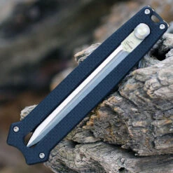 Boker Plus Slike Manual OTF - Black G-10 (3" D2 Satin Dagger) 01BO411 -OTF Knives Shop BOP01BO411.4 86041.1667500637