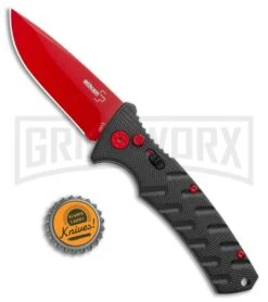 Boker Plus Black Widow Strike Automatic Knife - Drop Point Red 9 Boker Plus Black Widow Strike Automatic Knife - Drop Point Red -OTF Knives Shop Boker Black Widow Strike Drop DP Black Red 01BO434NSOI BHQ 97030 jr bottlecap large