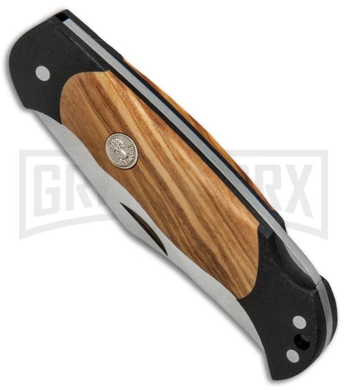 Boker Boy Scout 112410 Olive Wood/G-10 Pocket Knife 2 Boker Boy Scout 112410 Olive Wood/G-10 Pocket Knife - Image 2