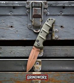 Boker Kalashnikov Desert Warrior Dagger Automatic Knife - Copper Plain -OTF Knives Shop Boker Desert Warrior Kalashnikov Dagger Automatic Knife OD Green Copper BHQ30436 kp tool box 3 web large