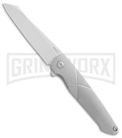 Boker Plus Gent-X Orange Peel Titanium Frame Lock Knife - Mirror Plain