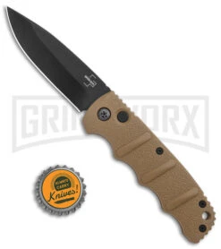 Boker Kalashnikov Coyote Brown Automatic Knife - Drop Point Black Plain 7 Boker Kalashnikov Coyote Brown Automatic Knife - Drop Point Black Plain -OTF Knives Shop Boker Kalashnikov Auto Coyote D2 Black BHQ 144762 jr bottlecap large