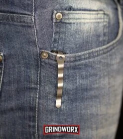 Boker Black Kalashnikov Automatic Knife - Black Serr Tanto -OTF Knives Shop Boker Kalashnikov Automatic Knife Black Bead Blast KALS74 BHQ 0103 kp in pocket web large 25