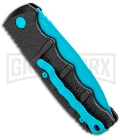 Boker Kalashnikov Automatic Knife - D2 Dagger Electric Blue Plain -OTF Knives Shop Boker Kalashnikov Black Widow Blue jr side large