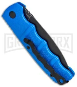 Boker Kalashnikov Blue Automatic Knife - Dagger Smokewash Plain 10 Boker Kalashnikov Blue Automatic Knife - Dagger Smokewash Plain -OTF Knives Shop Boker Kalashnikov Dagger Auto Blue Black 01KALS32N BHQ 75530 jr side 2 large