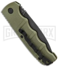 Boker Kalashnikov OD Green Automatic Knife - Dagger Smokewash Plain 6 Boker Kalashnikov OD Green Automatic Knife - Dagger Smokewash Plain -OTF Knives Shop Boker Kalashnikov Dagger Auto OD Green Smokewash BHQ 117068 jr side large