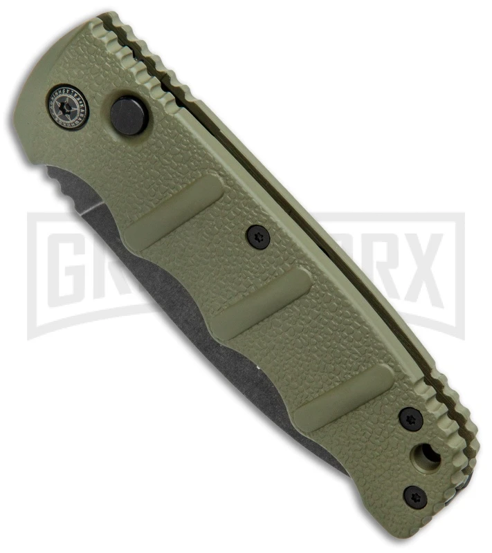 Boker Kalashnikov OD Green Automatic Knife - Dagger Smokewash Plain 2 Boker Kalashnikov OD Green Automatic Knife - Dagger Smokewash Plain - Image 2