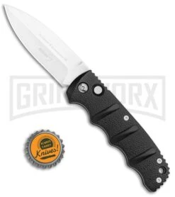 Boker Kalashnikov Black Automatic Knife - D2 Satin Plain 11 Boker Kalashnikov Black Automatic Knife - D2 Satin Plain -OTF Knives Shop Boker Kalashnikov Dagger Black Satin BHQ 9485 or BHQ 110509 jr bottlecap large