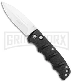 Boker Kalashnikov Black Automatic Knife - D2 Satin Plain