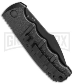Boker Kalashnikov Automatic Knife - Harpoon Black Plain -OTF Knives Shop Boker Kalashnikov Harpoon Auto Black Black KALS53NSOI BHQ 95957 jr side large