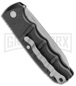 Boker Kalashnikov Automatic Knife - Sheepsfoot Stonewash Plain -OTF Knives Shop Boker Kalashnikov Modified Sheepsfoot Auto Black SW 01KALS52NSOI BHQ 95956 jr side large