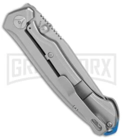 Boker Magnum Blue Steel Stainless Steel Folding Knife - Satin Plain 5 Boker Magnum Blue Steel Stainless Steel Folding Knife - Satin Plain -OTF Knives Shop Boker Magnum Blue Steel BHQ 80861 er side large