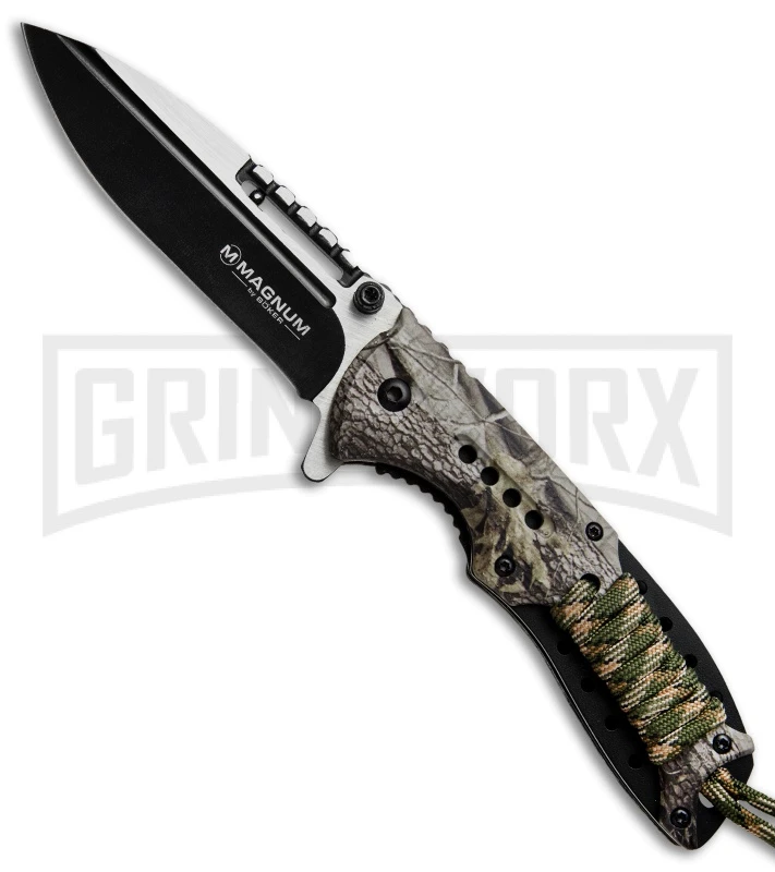Boker Magnum 01LG097 Camo Companion Folding Knife - Two Tone Plain 1 Boker Magnum 01LG097 Camo Companion Folding Knife - Two Tone Plain