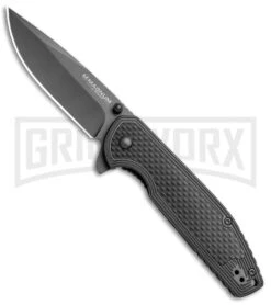 Boker Magnum Carbon Frame Folding Knife - Gray Plain