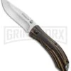 Boker Magnum Dark Earth Brown G-10 Folding Knife - Satin Plain