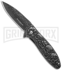 Boker Magnum Dia De Los Muertos Spring Assist Opening - Smokewash Plain