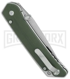 Boker Magnum Hope Green G-10 Folding Knife - Satin Plain 5 Boker Magnum Hope Green G-10 Folding Knife - Satin Plain -OTF Knives Shop Boker Magnum Hope BHQ 80831 er side large