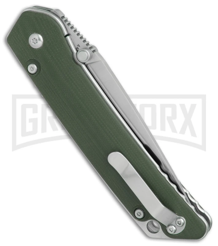 Boker Magnum Hope Green G-10 Folding Knife - Satin Plain 2 Boker Magnum Hope Green G-10 Folding Knife - Satin Plain - Image 2