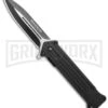 Boker Magnum Intricate Compact Black Spring Assisted Knife - Black Plain