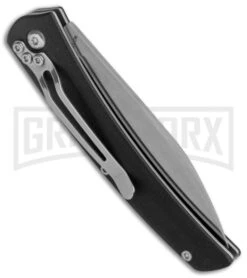 Boker Magnum Long Lead EDC Slip Joint Knife - Satin Plain -OTF Knives Shop Boker Magnum LL EDC SJ Black G 10 Satin 01SC080 BHQ 120664 jr side large