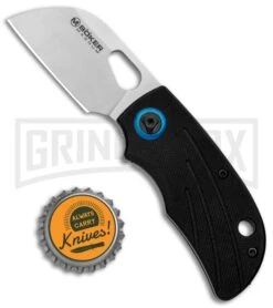 Boker Magnum Lil Lambfoot Black Frame Lock Knife - Satin Plain -OTF Knives Shop Boker Magnum Lil Lambfoot FL Black G 10 Satin 01SC081 BHQ 120668 jr bottlecap large