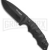 Boker Magnum Nightshade Black G-10 Fixed Blade Knife - Black Plain