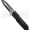 Boker Magnum Rocket Black Folding Knife - Black Plain