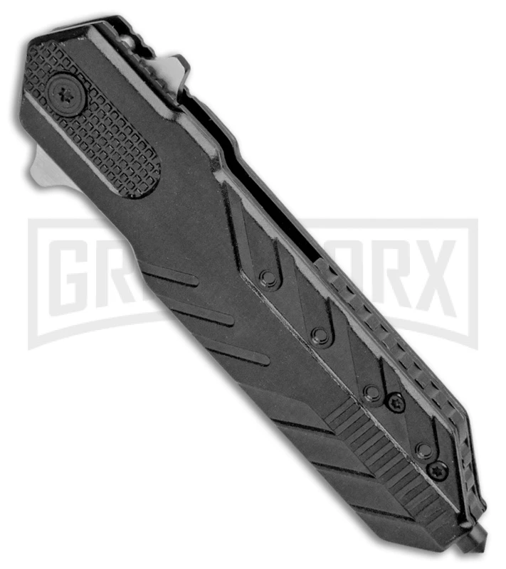 Boker Magnum Rocket Black Folding Knife - Black Plain 2 Boker Magnum Rocket Black Folding Knife - Black Plain - Image 2