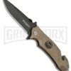 Boker Magnum Special Forces OD Green Folding Knife - Black Plain