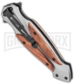 Boker Magnum Starfighter Folding Knife - Black Plain -OTF Knives Shop Boker Magnum Starfighter LL Black 01RY069 BHQ 11402 jr side large