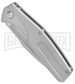 Boker Magnum The Milled One Steel Folding Knife - Satin Plain -OTF Knives Shop Boker Magnum The Milled One FL Satin BHQ 136007 jr spine large