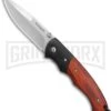 Boker Magnum Woodpecker Pakka Wood Folding Knife - Satin Plain