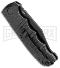 Boker Mini Kalashnikov Black Bowie Automatic Knife - Black Plain 6 Boker Mini Kalashnikov Black Bowie Automatic Knife - Black Plain -OTF Knives Shop Boker Mini Kalashnikov Bowie Auto Black BHQ 96965 jr side large