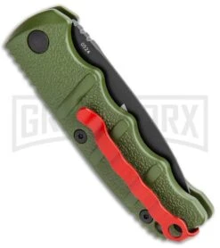 Boker Mini Kalashnikov Warhawk Automatic Knife Green - D2 Black Plain 6 Boker Mini Kalashnikov Warhawk Automatic Knife Green - D2 Black Plain -OTF Knives Shop Boker Mini Warhawk Kalashnikov Auto Dagger Green Black BHQ 113923 jr side large