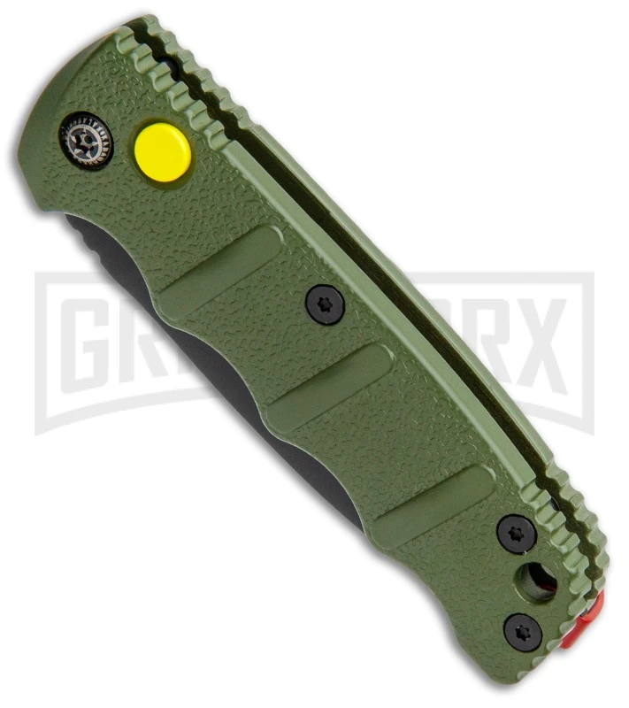 Boker Mini Kalashnikov Warhawk Automatic Knife Green - D2 Black Plain 2 Boker Mini Kalashnikov Warhawk Automatic Knife Green - D2 Black Plain - Image 2