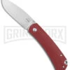 Boker Plus Boston Burgundy G-10 Slip Joint Pocket Knife - Satin Plain