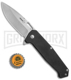 Boker Plus Burke Hitman Black G10 Folding Knife - Stonewash Plain -OTF Knives Shop Boker Plus Burke Hitman Black G 10 SW 01BO776 BHQ 68841 jr bottlecap large