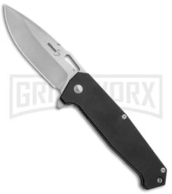 Boker Plus Burke Hitman Black G10 Folding Knife - Stonewash Plain