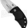 Boker Plus DW-2 Black Zytel Folding Knife - Stonewash Plain