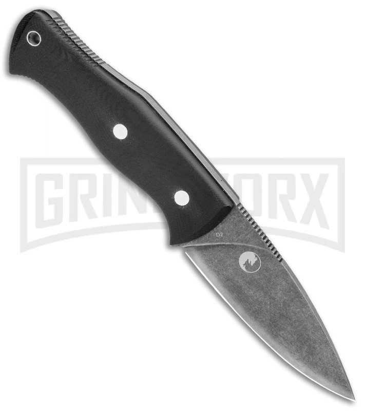 Boker Plus Farkas Bushcraft Black G-10 Fixed Blade Knife - Stonewash Plain 2 Boker Plus Farkas Bushcraft Black G-10 Fixed Blade Knife - Stonewash Plain - Image 2